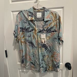 NWT Denim & Flower Ricky Singh Tropical Palm Shirt